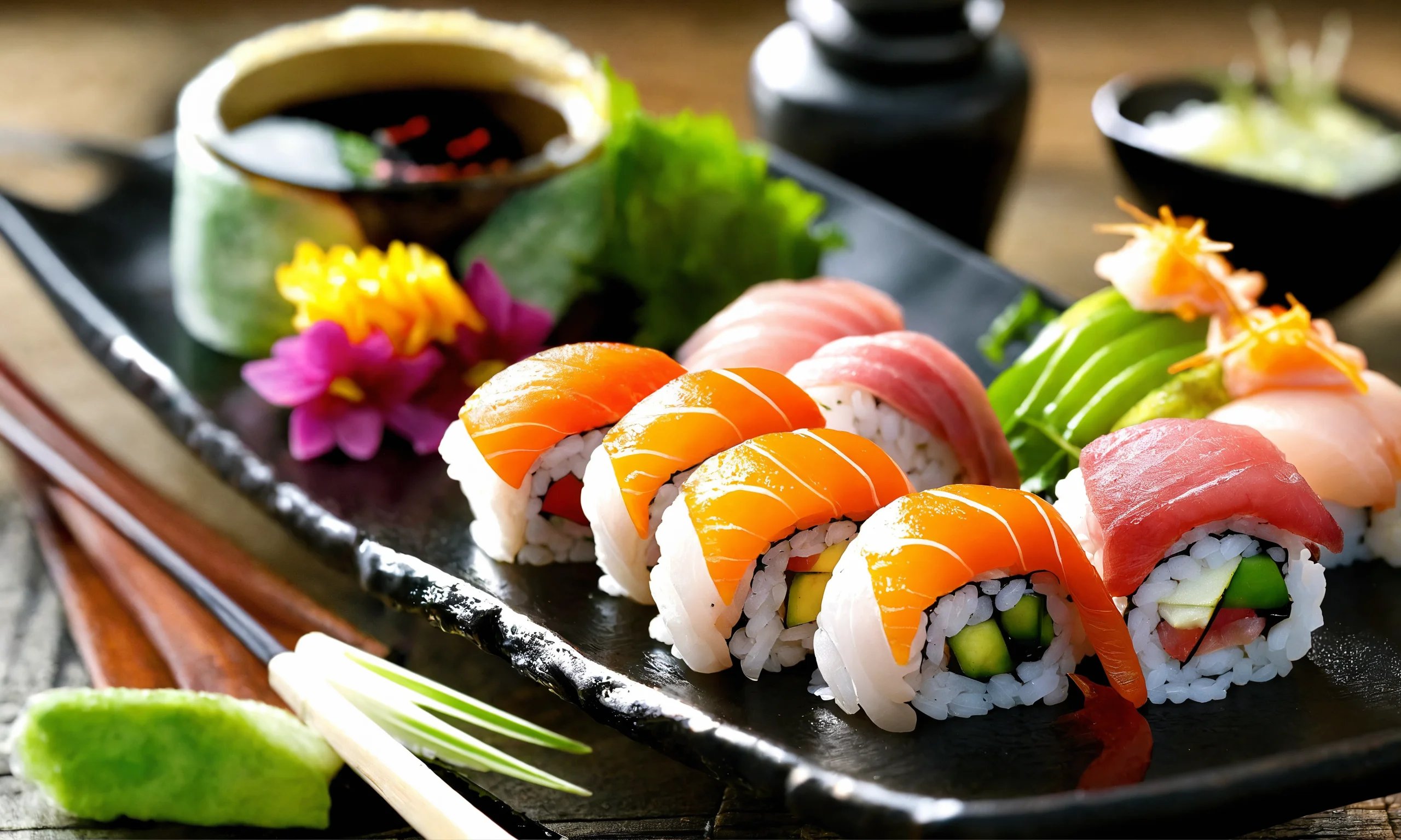 Как выбрать соус или гарнир для суши?